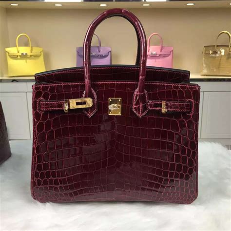 hermes birkin crocodile red|hermes birkin crocodile handbag.